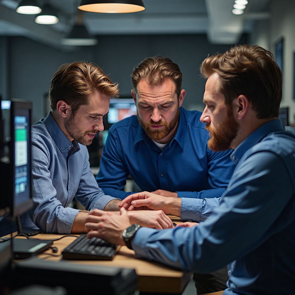 Команда під час роботи